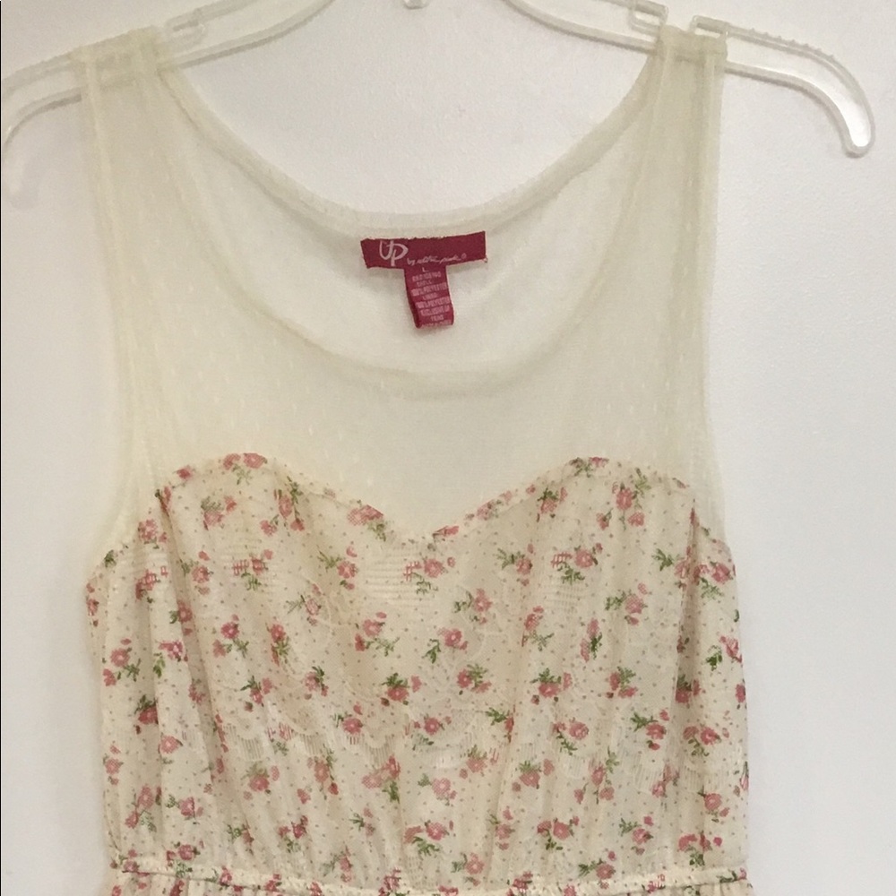 Laced Floral Dress